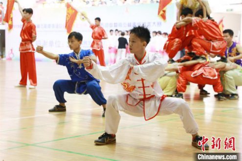 国际五祖拳暨南少林传统武术大赛在福建泉州开幕